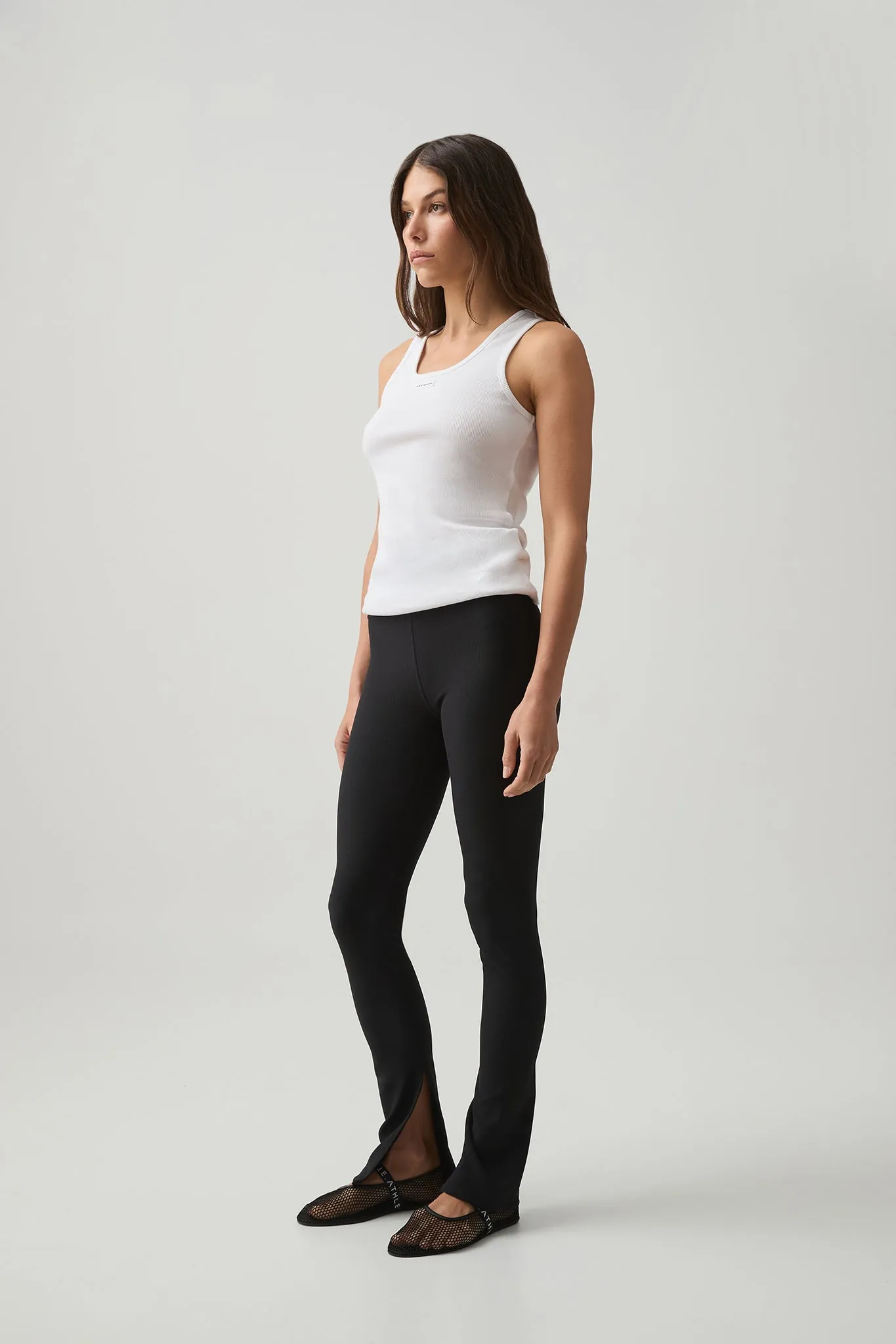 Split Hem Fashion Legging