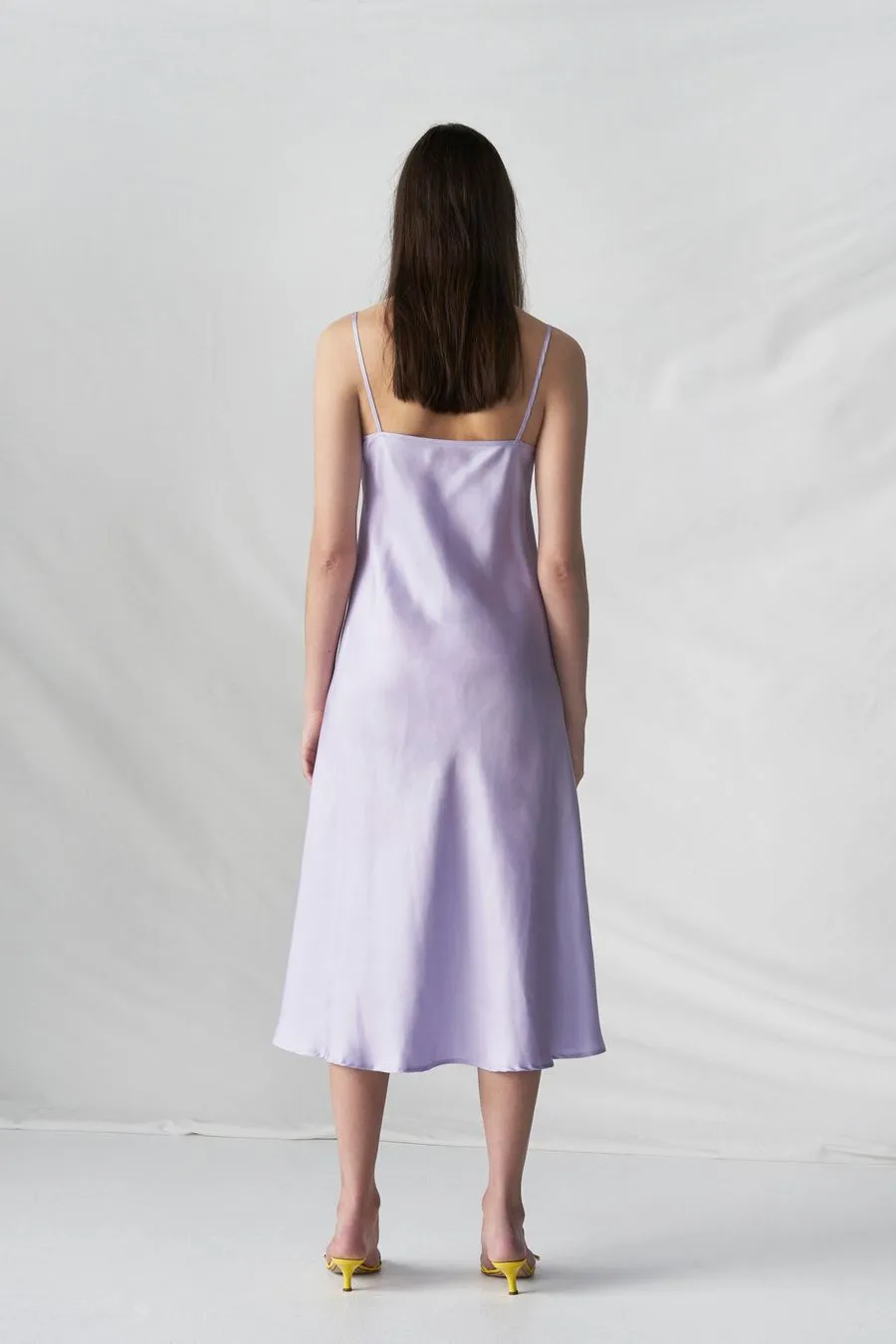 STAND TALL SLIP DRESS - LAVENDER