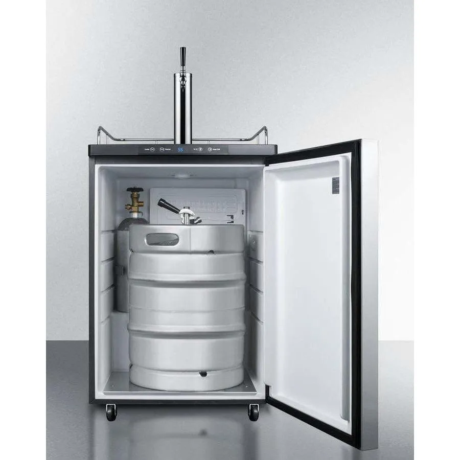 Summit 24" Built-In Single Tap Kegerator SBC635MBI7SSHH