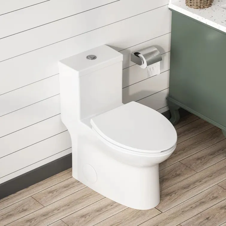 SYMMETRY One Piece Elongated Toilet, 1.1/1.6 GPF Dual-Flush