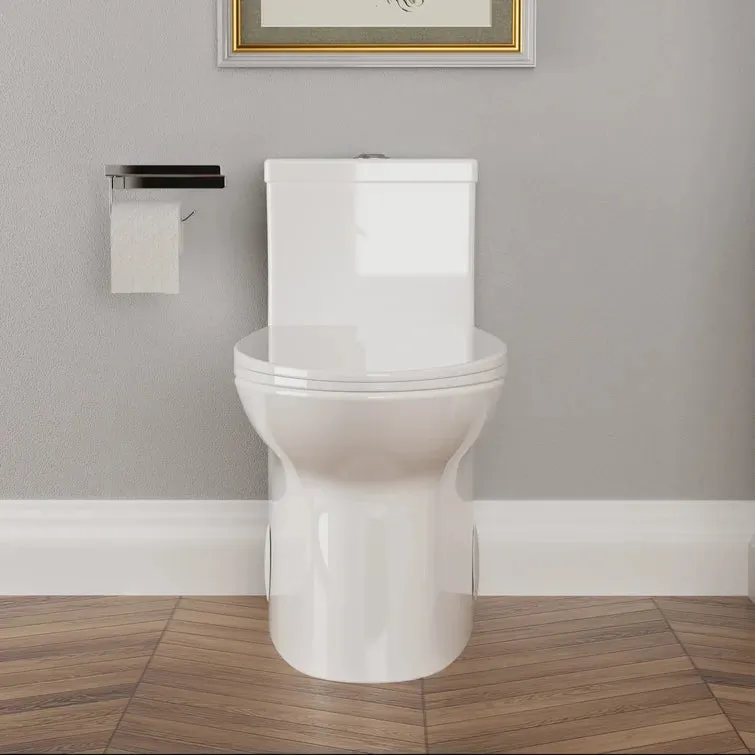 SYMMETRY One Piece Elongated Toilet, 1.1/1.6 GPF Dual-Flush