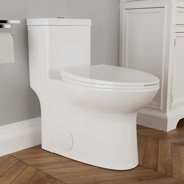 SYMMETRY One Piece Elongated Toilet, 1.1/1.6 GPF Dual-Flush