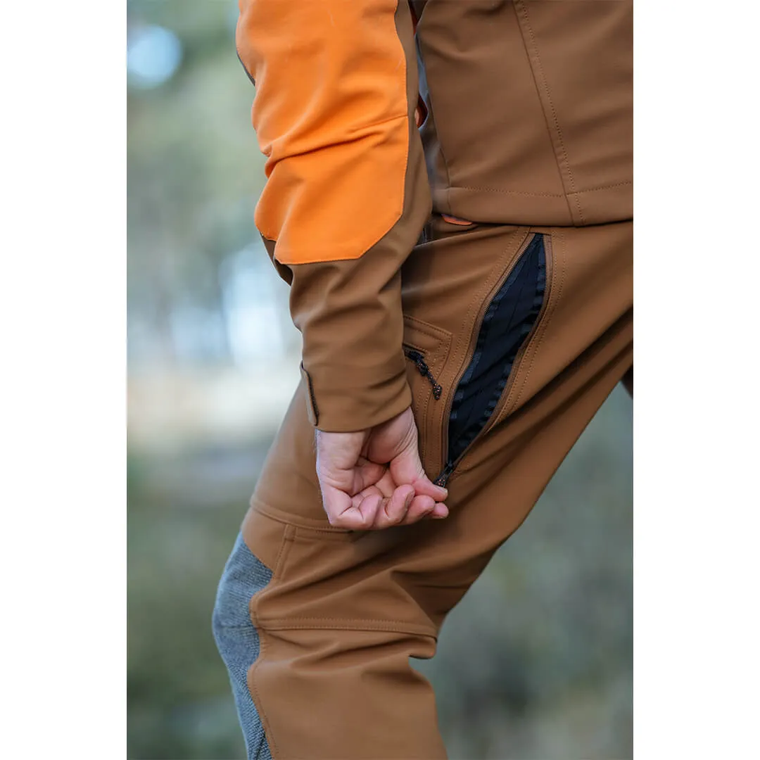 Tackle Softshell Trousers - Rubber Brown by Blaser