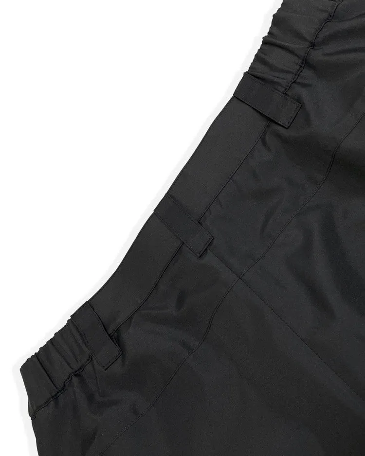 Tech zip pants black