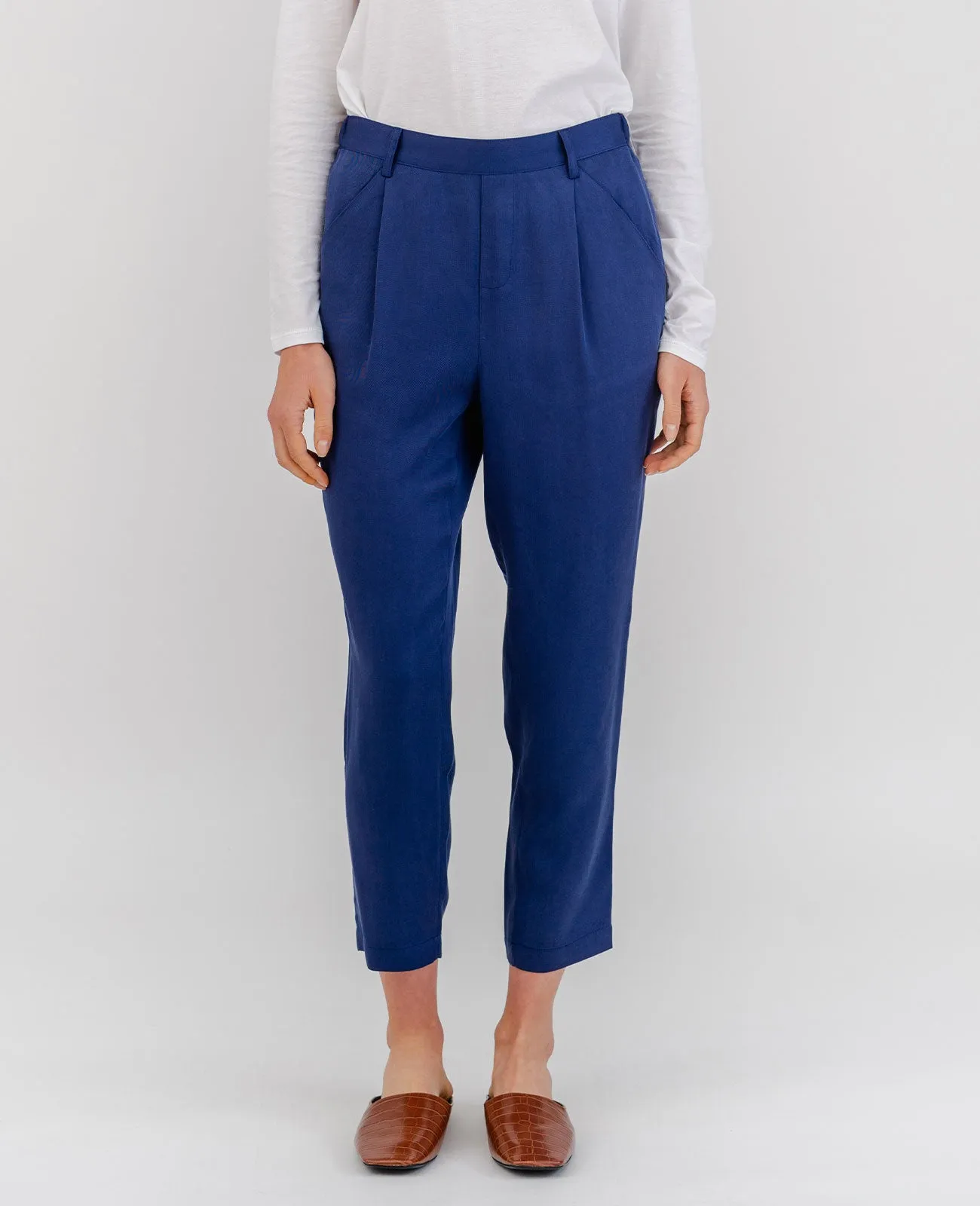 Tencel Relaxed Tailored Pant