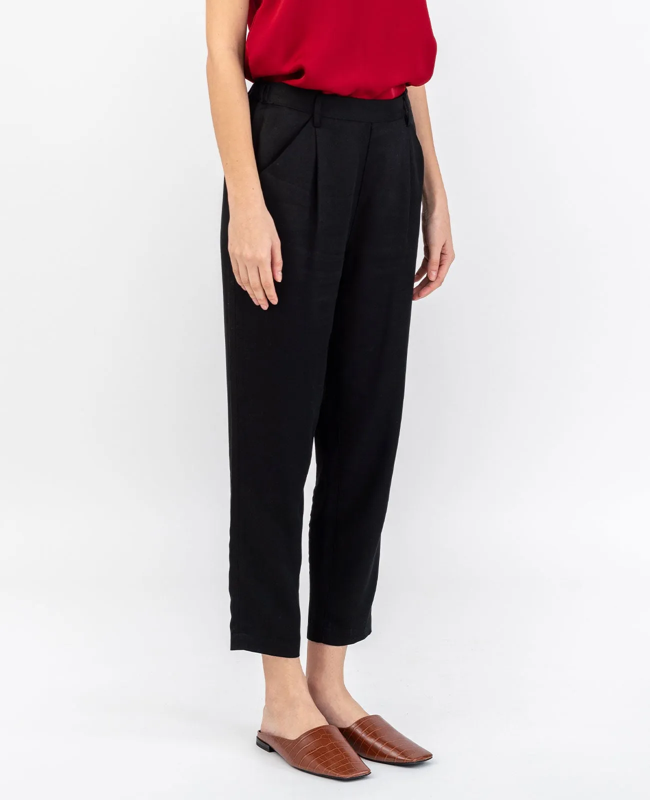 Tencel Relaxed Tailored Pant