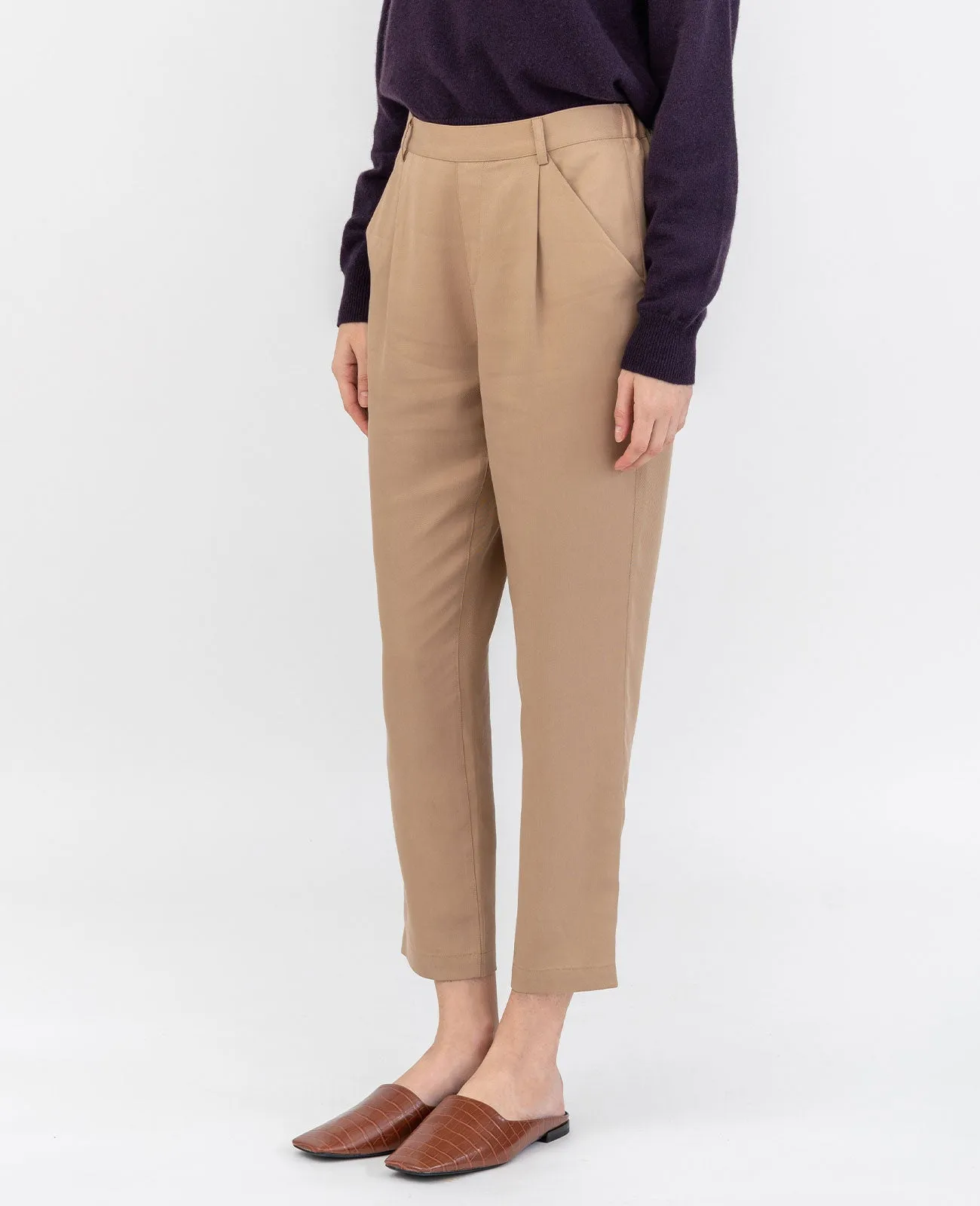 Tencel Relaxed Tailored Pant