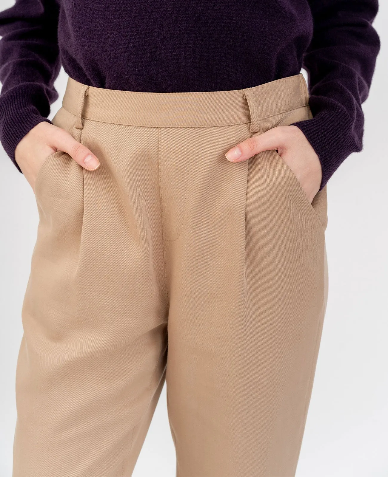 Tencel Relaxed Tailored Pant