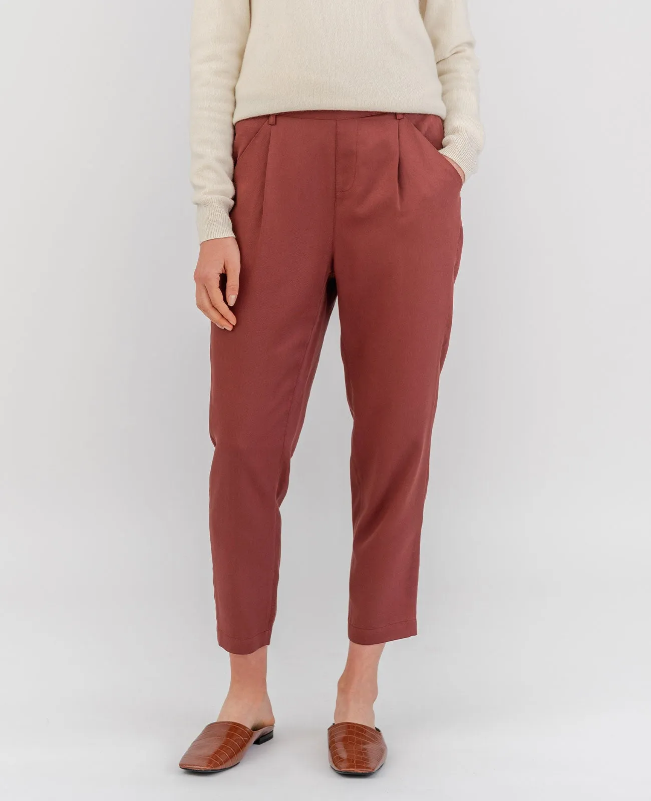 Tencel Relaxed Tailored Pant