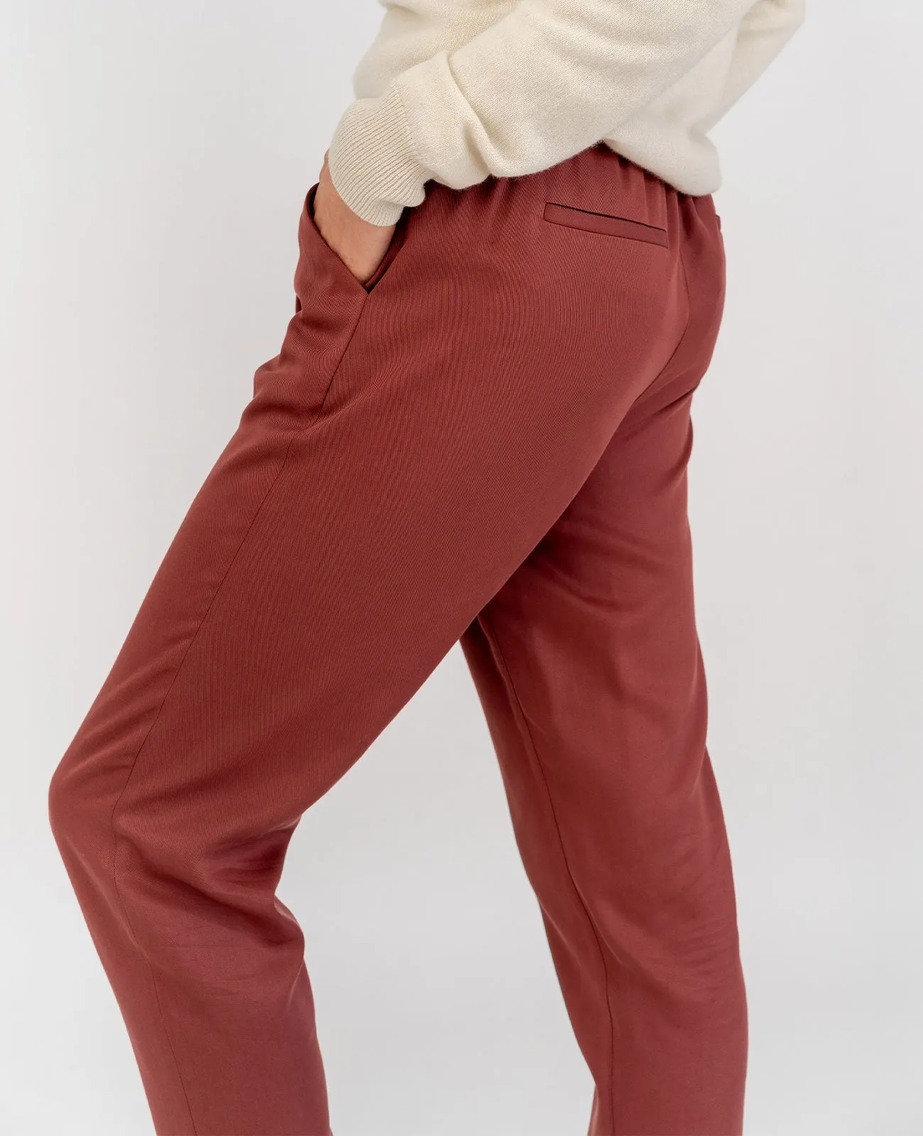 Tencel Relaxed Tailored Pant