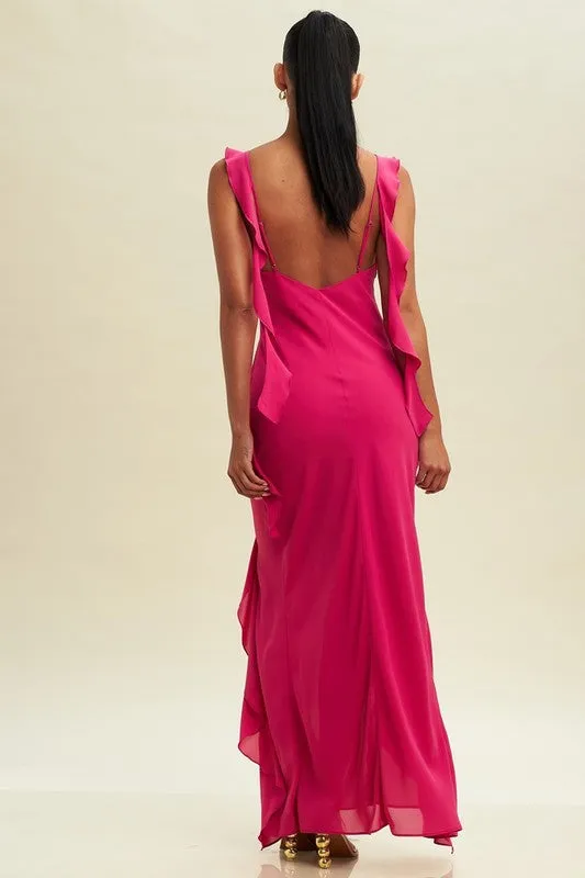 The Maxine dress- Magenta