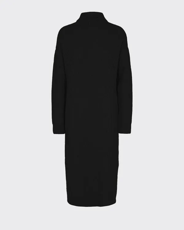 The Pippalika Sweater Dress by Minimum - Black