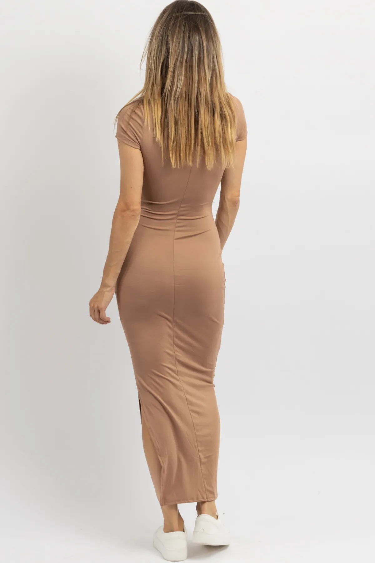 TOPANGA CREW NECK MAXI DRESS