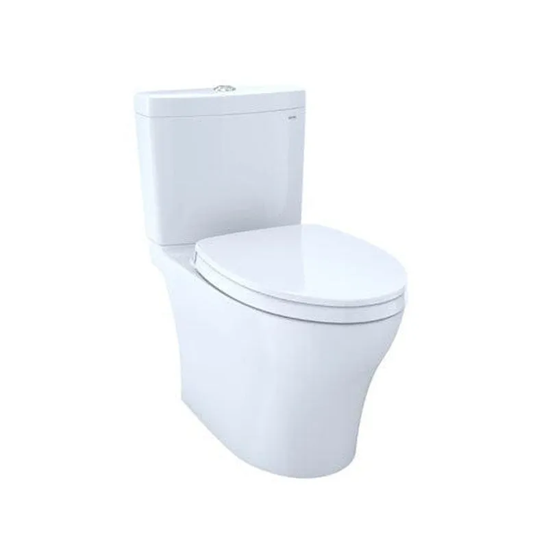 TOTO Aquia IV Two-Piece Toilet, 1.28 GPF & 0.9 GPF, Elongated - Universal Height- No Seat