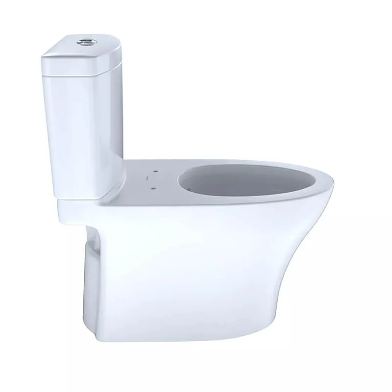 TOTO Aquia IV Two-Piece Toilet, 1.28 GPF & 0.9 GPF, Elongated - Universal Height- No Seat