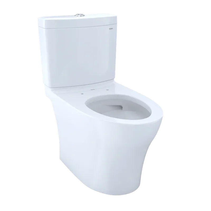 TOTO Aquia IV Two-Piece Toilet, 1.28 GPF & 0.9 GPF, Elongated - Universal Height- No Seat