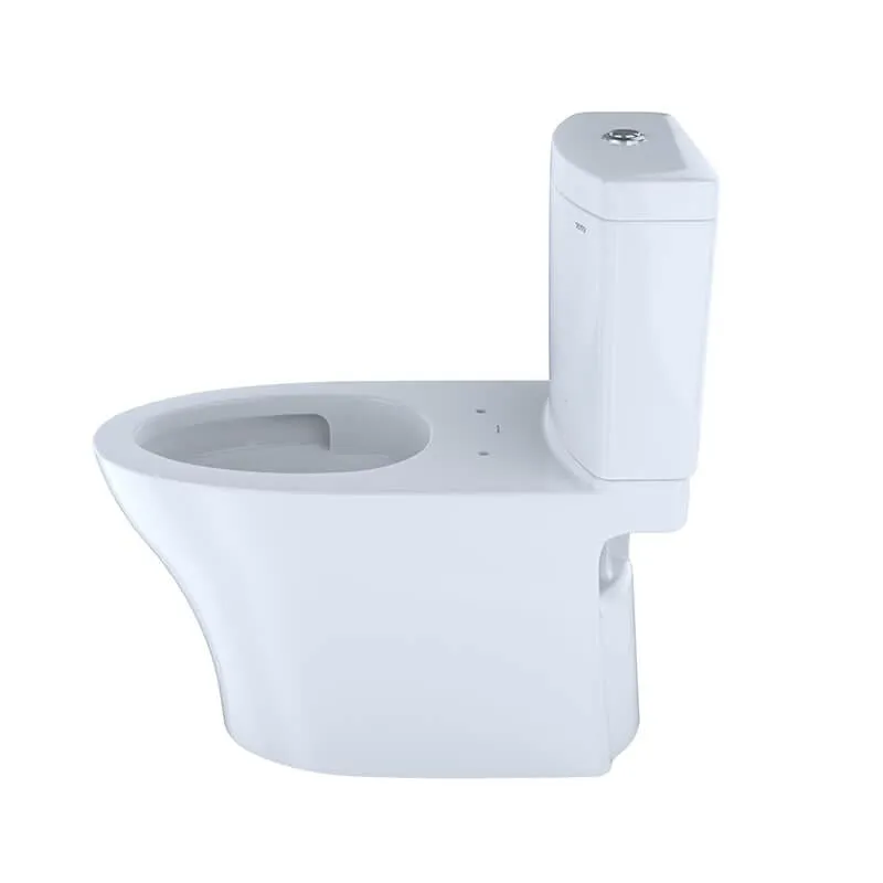 TOTO Aquia IV Two-Piece Toilet, 1.28 GPF & 0.9 GPF, Elongated - Universal Height- No Seat