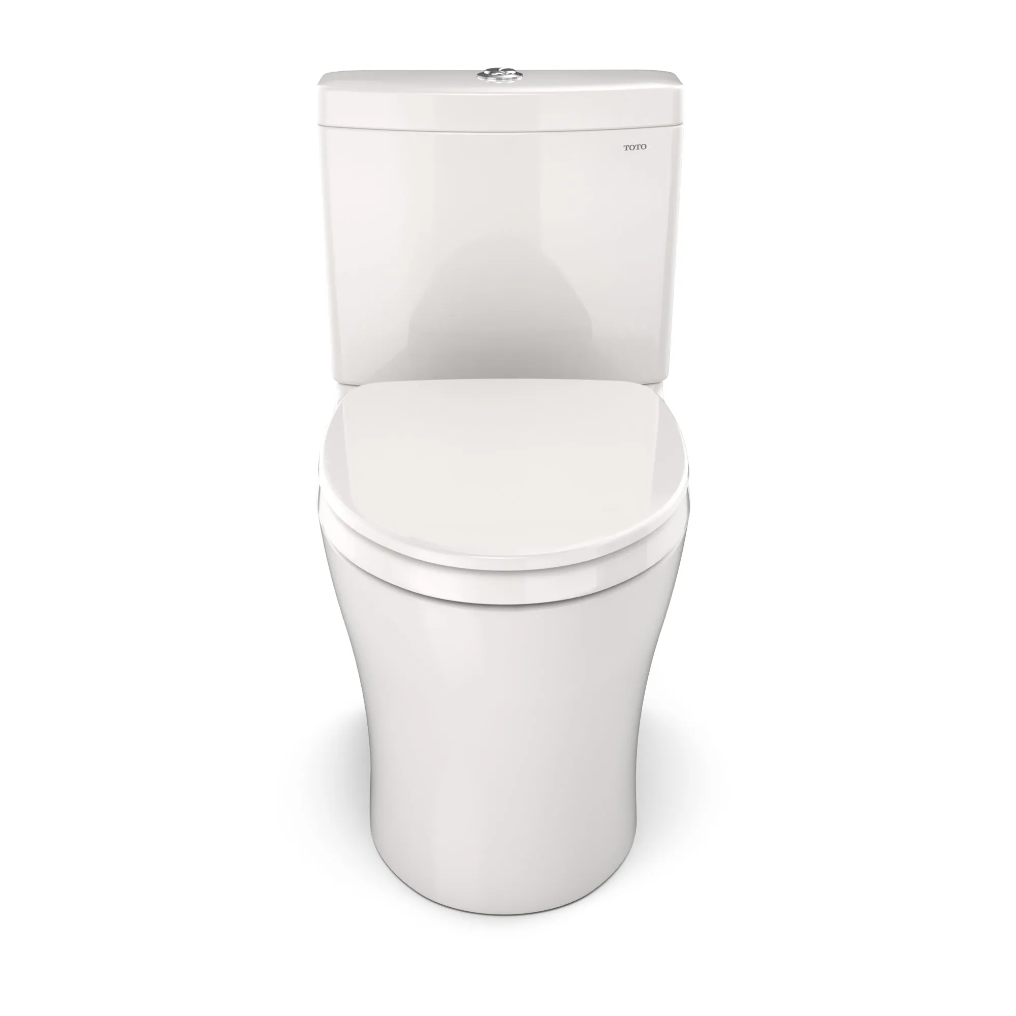 TOTO MS446124CEMGN#11 Aquia IV WASHLET  Two-Piece Elongated Dual Flush Toilet in Colonial White