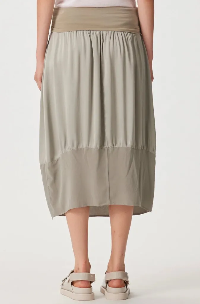 Transit Par Such Silk Skirt in Sage