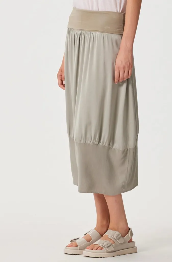 Transit Par Such Silk Skirt in Sage