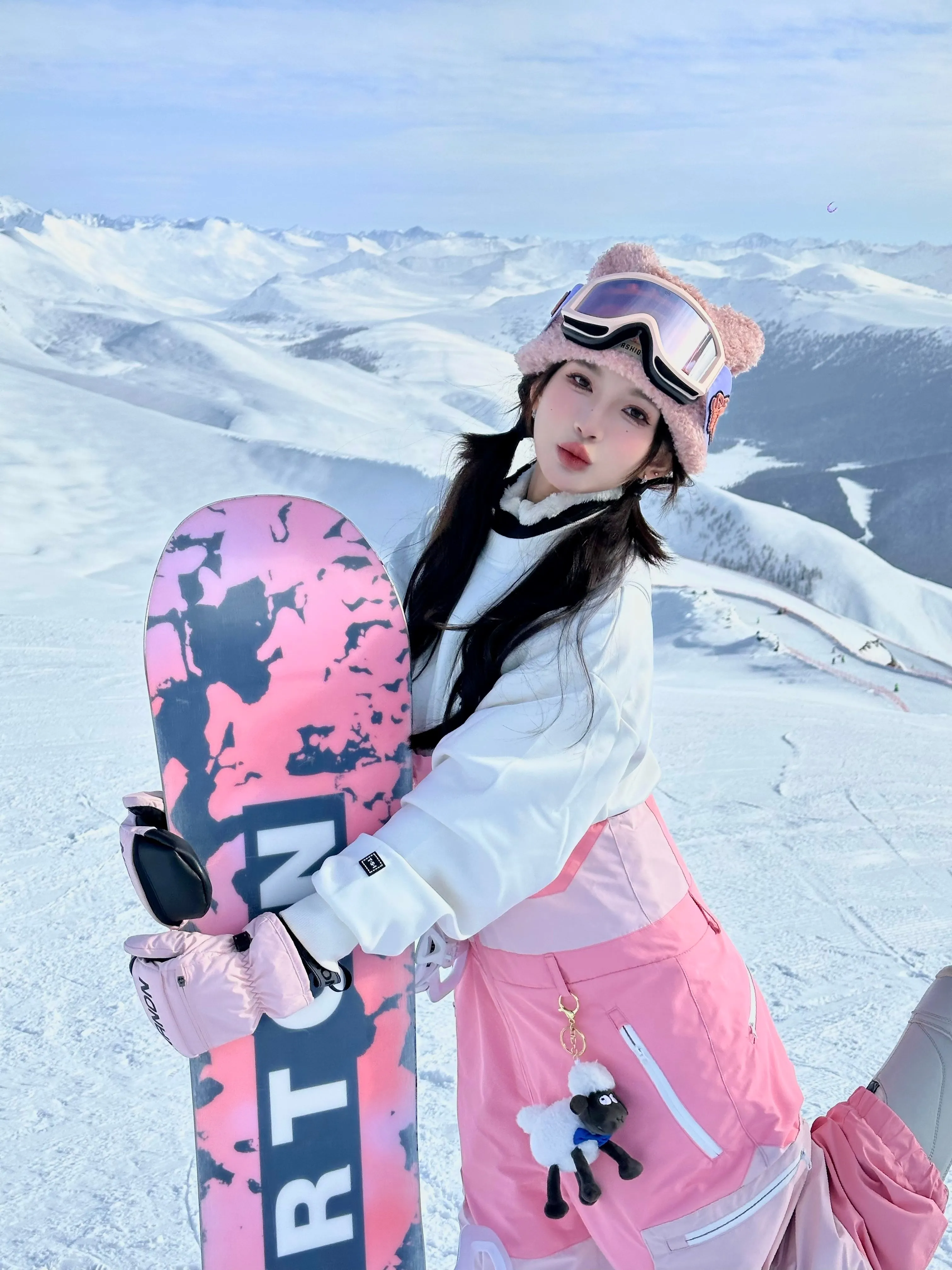 TSI Pinky Loose Fit Snow Bibpants