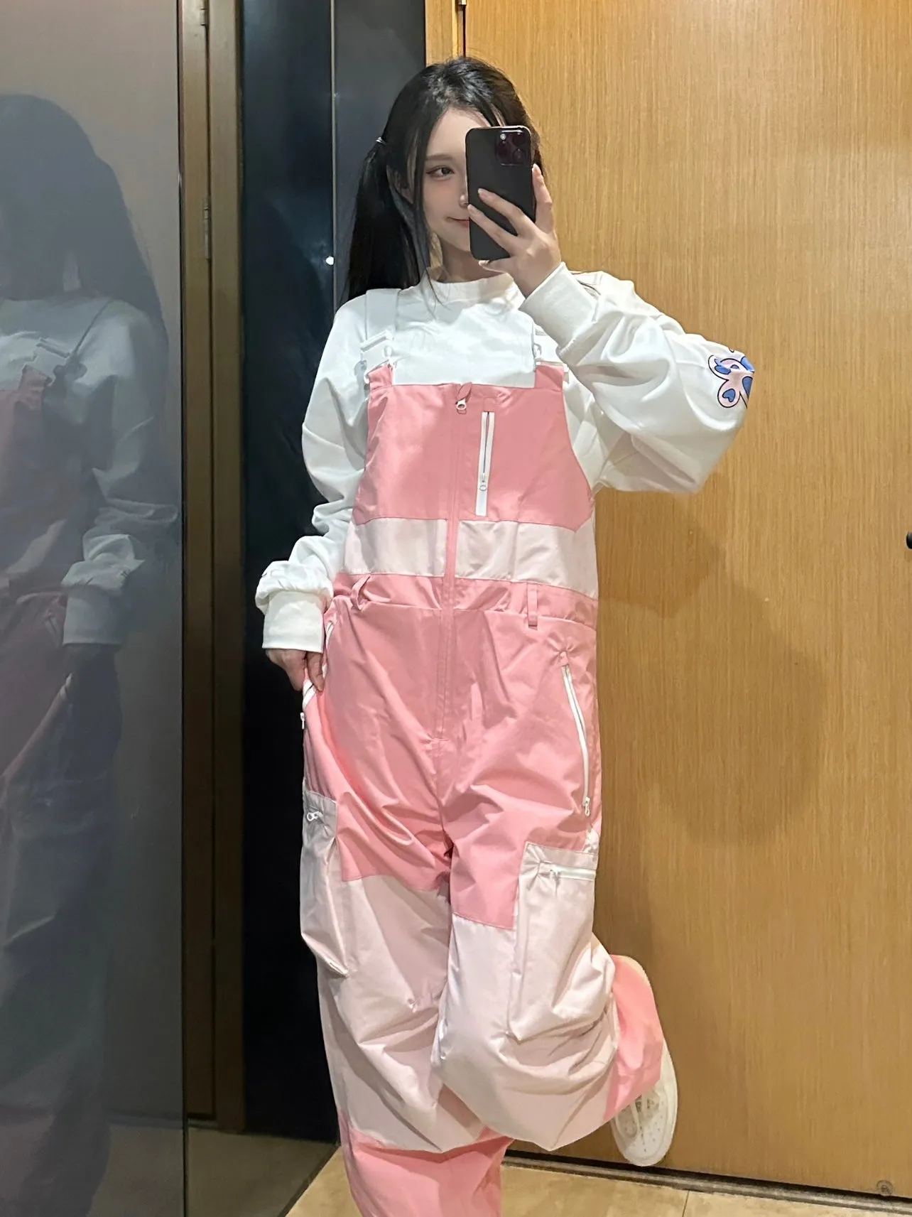 TSI Pinky Loose Fit Snow Bibpants