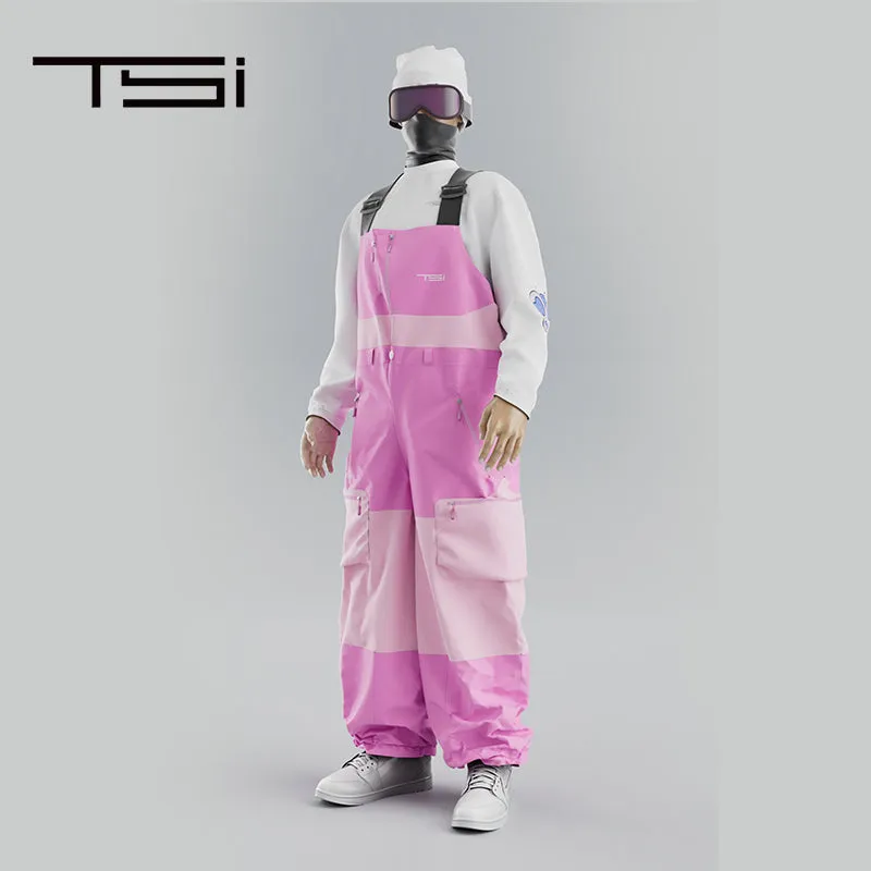 TSI Pinky Loose Fit Snow Bibpants