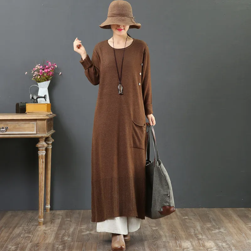 Women's Plus Size Asymmetrical Sweater Dress