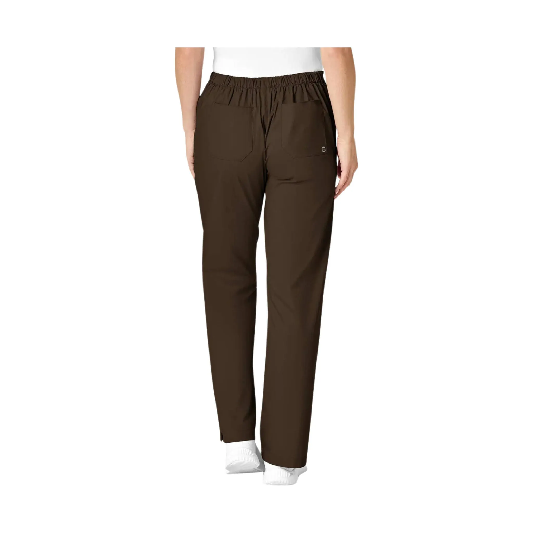 WonderWink Work Women's Flare Leg Scrub Pant - Chocolate