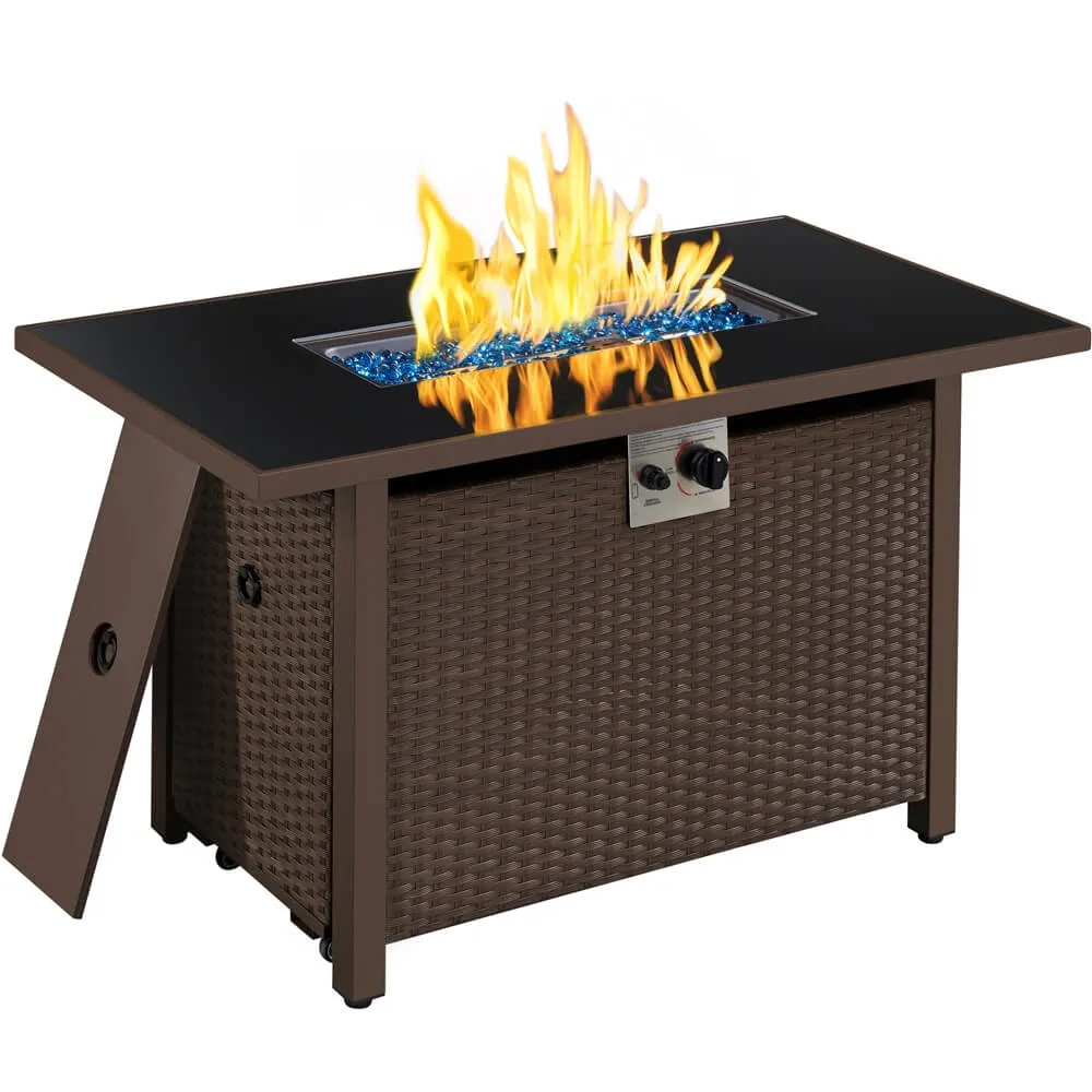 Yaheetech 43’’ Propane Fire Pit Table