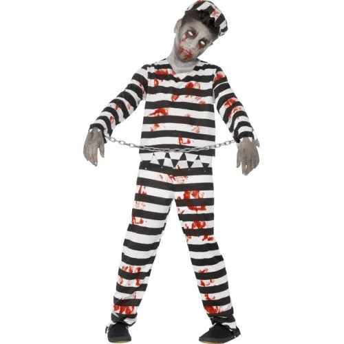 Zombie Convict Costume - Boys